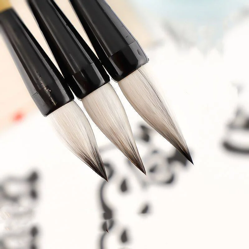 Wool Hair Brush Chinese Calligraphy Painting Pen Clerical Script Regular Script Lake Brush Cursive Script Calligraphy Brush Set
Wool Hair Brush Chinese Calligraphy Painting Pen Clerical Script Regular Script Lake Brush Cursive Script Calligraphy Brush Set