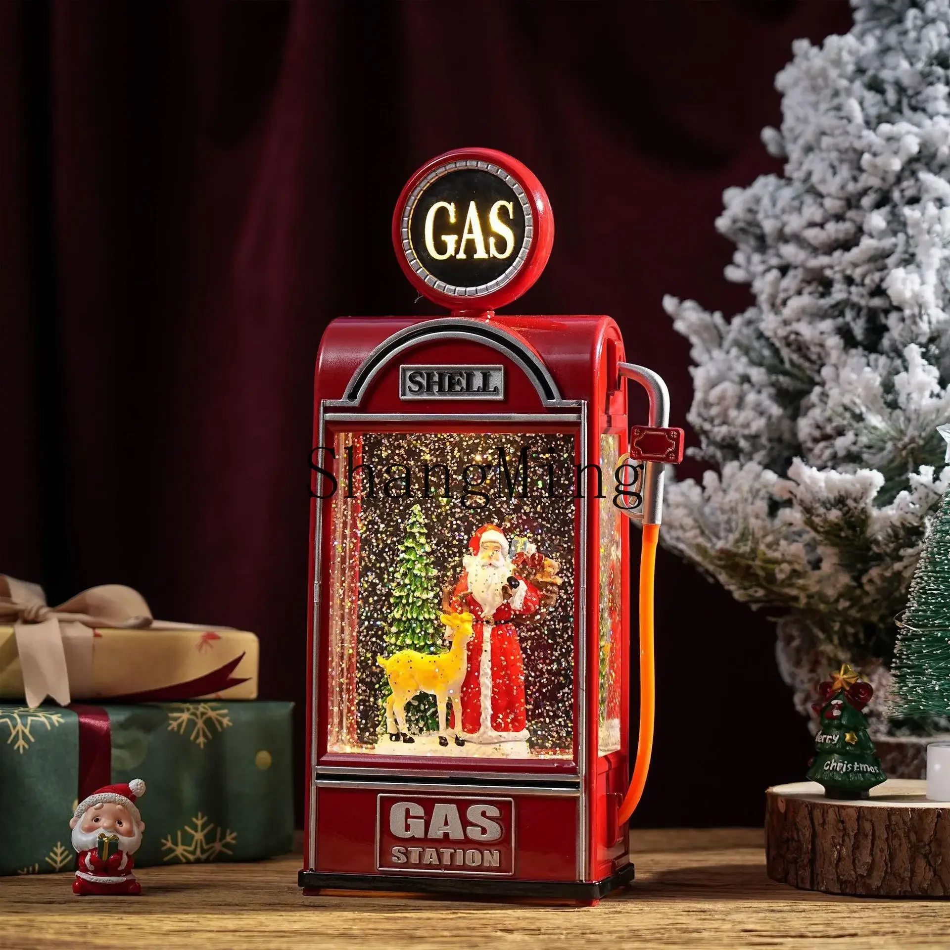 CL Christmas Decoration Scene Arrangement Tanker Music Box Window Ornament Old Man Snowman Christmas
CL Christmas Decoration Scene Arrangement Tanker Music Box Window Ornament Old Man Snowman Christmas