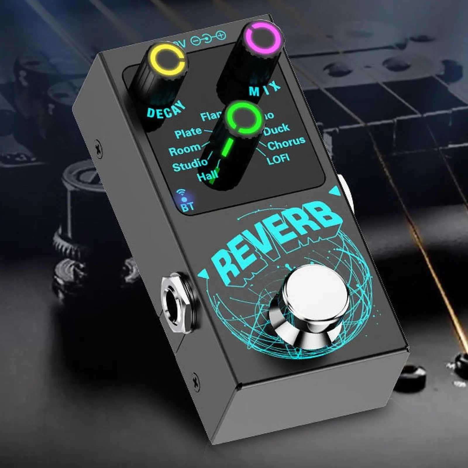 Digital Reverb Guitar Effects Pedal 9 Reverb Modes with DECAY/MIX Control Wireless Guitar Pedal for Guitarists
Digital Reverb Guitar Effects Pedal 9 Reverb Modes with DECAY/MIX Control Wireless Guitar Pedal for Guitarists