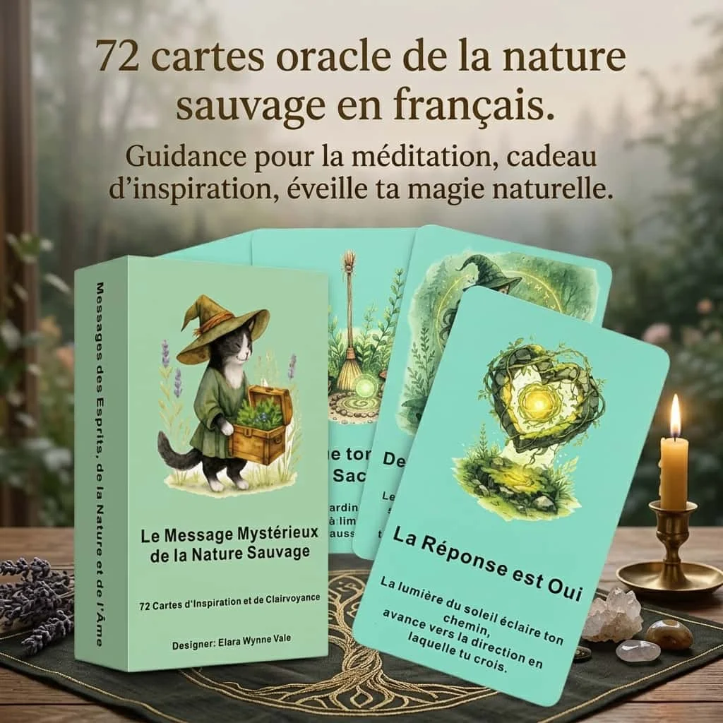 French Wild Nature Oracle Cards, 72 Tarot Series, Divination Tool, Intuition Guidance, Meditation Spiritual Tool
French Wild Nature Oracle Cards, 72 Tarot Series, Divination Tool, Intuition Guidance, Meditation Spiritual Tool
