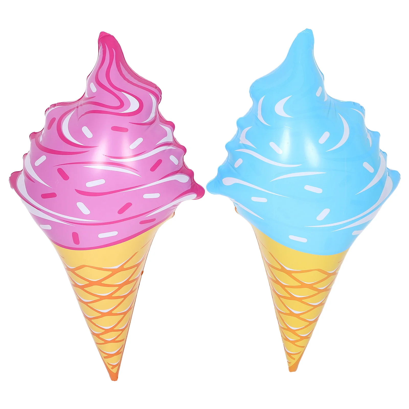 2Pcs Inflatable Ice Cream Cone Floating Fun Summer Pool Float for Kids Beach Party Decoration Swimming Pool Supplies
2Pcs Inflatable Ice Cream Cone Floating Fun Summer Pool Float for Kids Beach Party Decoration Swimming Pool Supplies