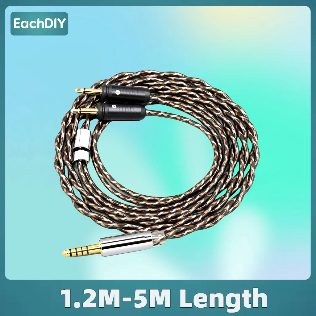 Litz Shielding 7n OCC Earphone Cable For Focal Clear Elear Elex Elegia Stellia Celestee radiance Headphone TypeX 25AWG 8886
Litz Shielding 7n OCC Earphone Cable For Focal Clear Elear Elex Elegia Stellia Celestee radiance Headphone TypeX 25AWG 8886