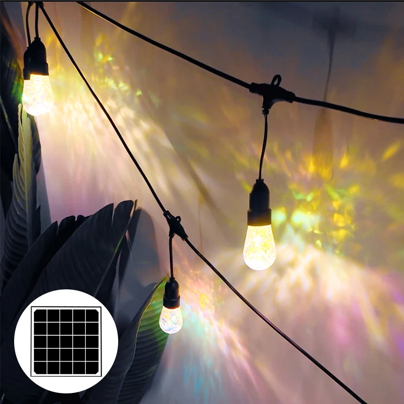 Intelamp Solar String Light Garden Decoration Outdoor Waterproof Colorful Led Fairy Lights 3 Color Adjustable 6.5 Meters 10 Head
Intelamp Solar String Light Garden Decoration Outdoor Waterproof Colorful Led Fairy Lights 3 Color Adjustable 6.5 Meters 10 Head