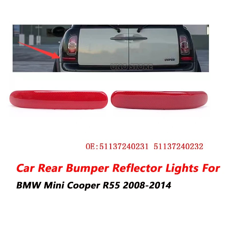 Автомобильный отражатель заднего бампера для BMW Mini Cooper Clubman R55 2008-2014
Автомобильный отражатель заднего бампера для BMW Mini Cooper Clubman R55 2008-2014