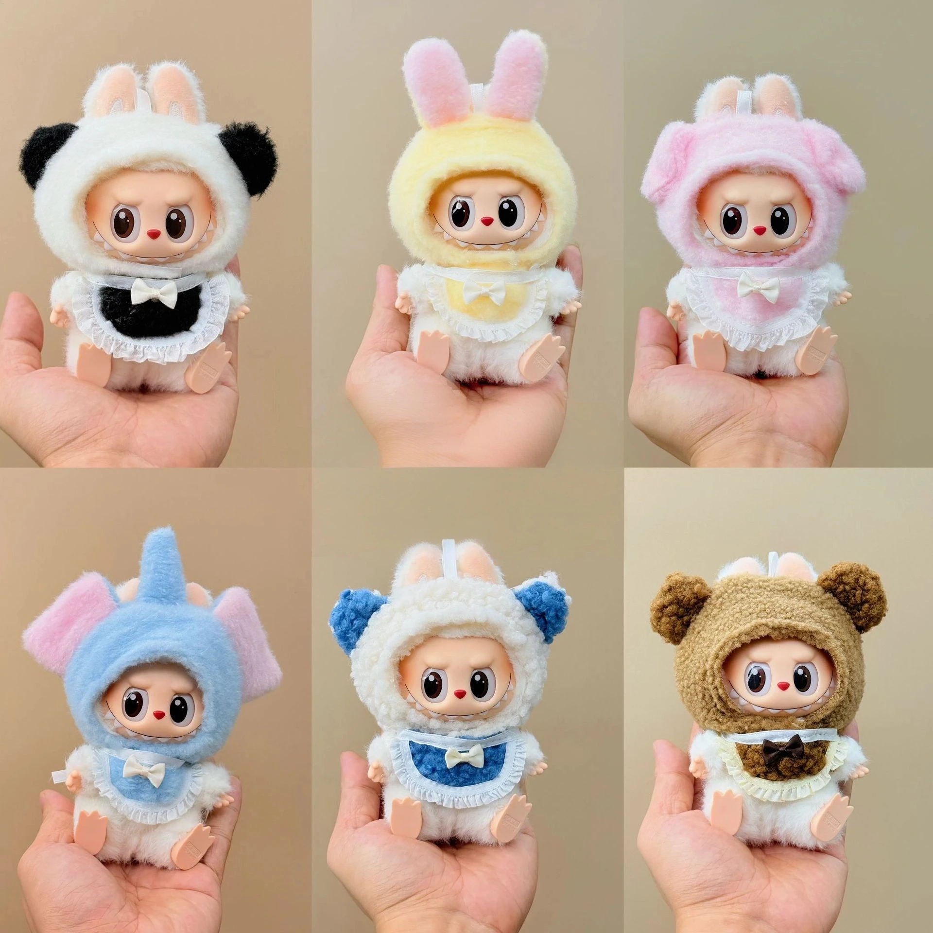 The first and second generations of labubu clothes, vinyl blind box dolls, clothes, head covers, bibs, two-piece cute sets
The first and second generations of labubu clothes, vinyl blind box dolls, clothes, head covers, bibs, two-piece cute sets