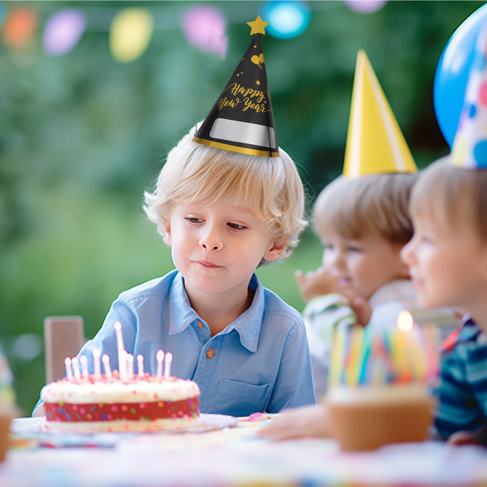 12Set New Year Paper Cone Hats Sturdy Structure for Adult Party Gatherings Happy New Year Decoration Favors Writable Design
12Set New Year Paper Cone Hats Sturdy Structure for Adult Party Gatherings Happy New Year Decoration Favors Writable Design