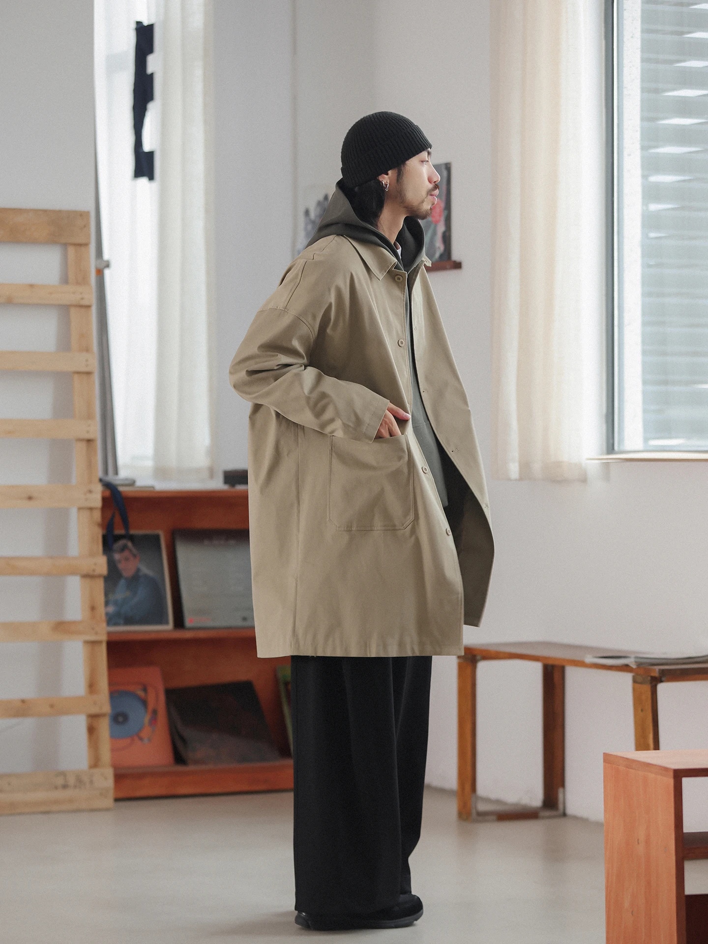 Японская рабочая куртка Noears свободного кроя, цвета глубокого хаки, средней длины, винтажная, свободного кроя, молодежная, модная, из смесового хлопка
Японская рабочая куртка Noears свободного кроя, цвета глубокого хаки, средней длины, винтажная, свободного кроя, молодежная, модная, из смесового хлопка