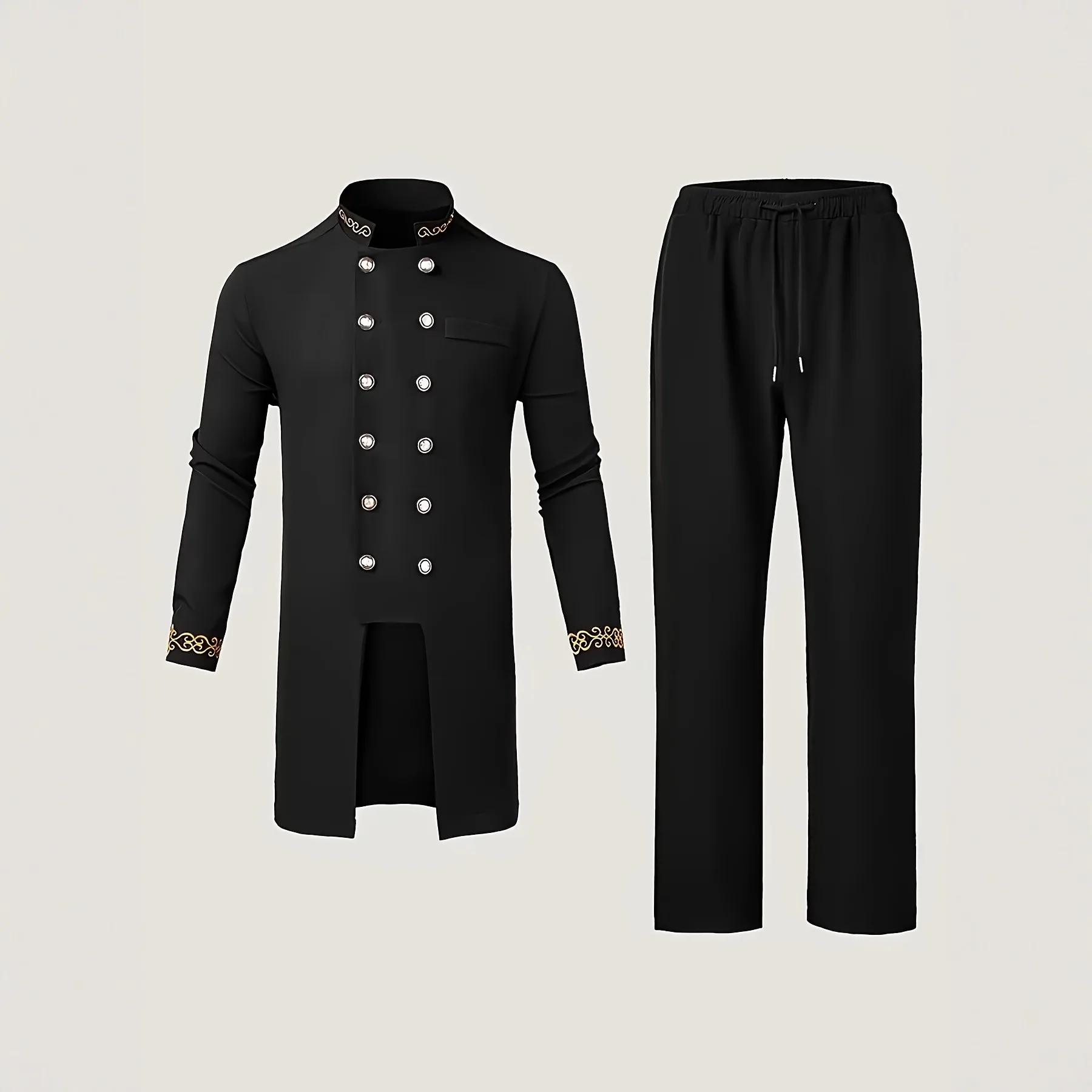 Африканский этнический костюм для жениха: мужской повседневный костюм-двойка (пиджак и брюки), свадебный, в этническом стиле, облегающий, для торжественных мероприятий, из хлопка и льна
Африканский этнический костюм для жениха: мужской повседневный костюм-двойка (пиджак и брюки), свадебный, в этническом стиле, облегающий, для торжественных мероприятий, из хлопка и льна