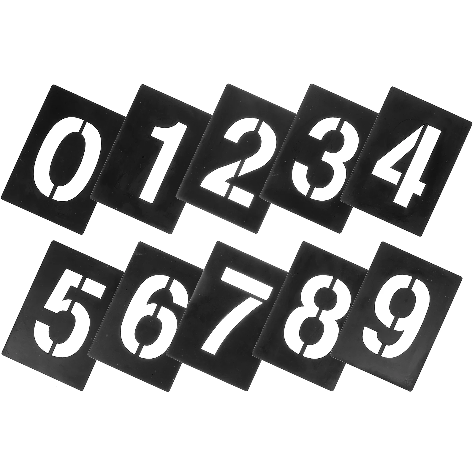 PVC0-9 Reusable Number Stencils 10cm High 0.5mm Thick for Painting Wood Blackboard Craft Holiday Decor
PVC0-9 Reusable Number Stencils 10cm High 0.5mm Thick for Painting Wood Blackboard Craft Holiday Decor