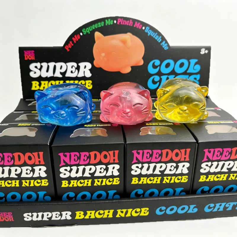 Schylling Needoh Super Bach Nice Cool Cats Stress Relief Squishy Toy Anti-Anxiety Squeeze Object For Focus ADHD Population Gifts
Schylling Needoh Super Bach Nice Cool Cats Stress Relief Squishy Toy Anti-Anxiety Squeeze Object For Focus ADHD Population Gifts