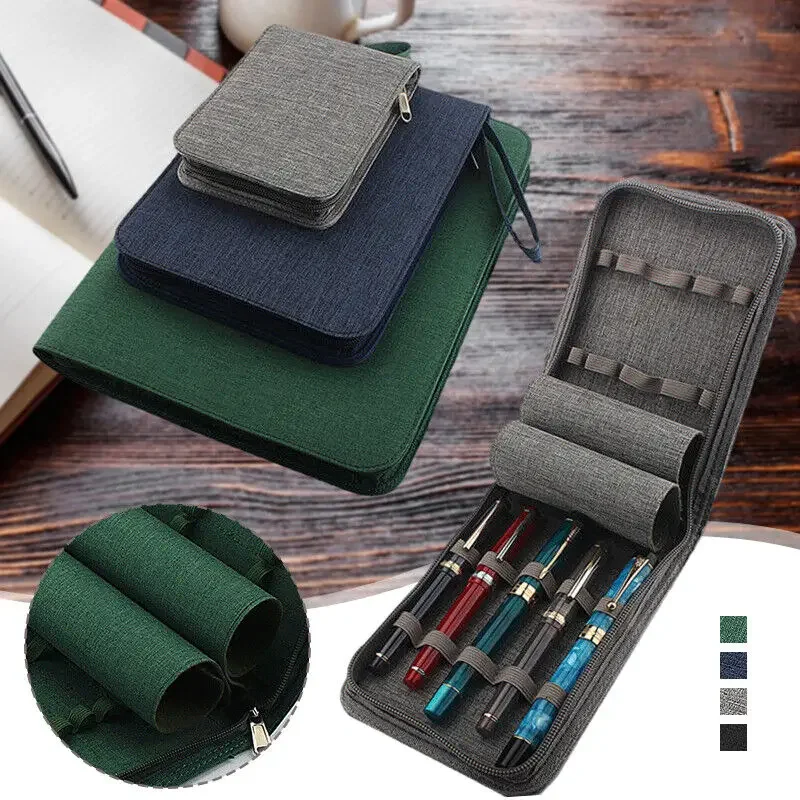 Large Capacity Fountain Pencil Case Pencil Bag Canvas Writing Holder Dustproof Pen Container Bag Stationery 10/24/48 Slots
Large Capacity Fountain Pencil Case Pencil Bag Canvas Writing Holder Dustproof Pen Container Bag Stationery 10/24/48 Slots