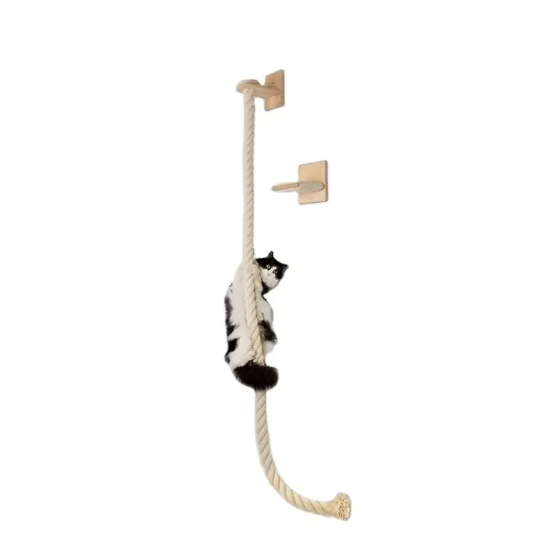 Cat Climbing Training Cat Scratching Rope Climbing Frame Cat Tree Floor to Ceiling
Cat Climbing Training Cat Scratching Rope Climbing Frame Cat Tree Floor to Ceiling
