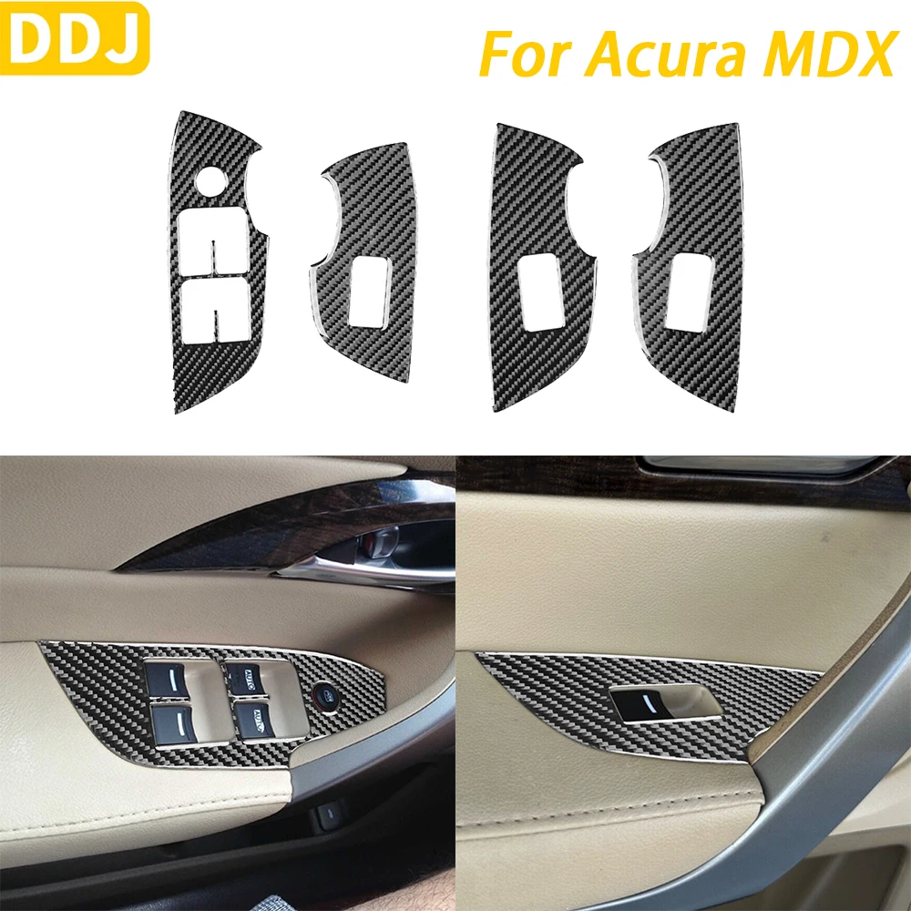 For Acura MDX 2007-2013 Accessories Carbon Fiber Window Lift Switch Panel Cover Trim Car Interior Decoration Sticker
For Acura MDX 2007-2013 Accessories Carbon Fiber Window Lift Switch Panel Cover Trim Car Interior Decoration Sticker