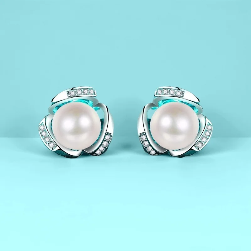 925 Pure Silver Plated PT950 Gold Moissanite Freshwater Pearls Stud Earrings Luxury Minimalist GBA Certified Free Gift Box
925 Pure Silver Plated PT950 Gold Moissanite Freshwater Pearls Stud Earrings Luxury Minimalist GBA Certified Free Gift Box