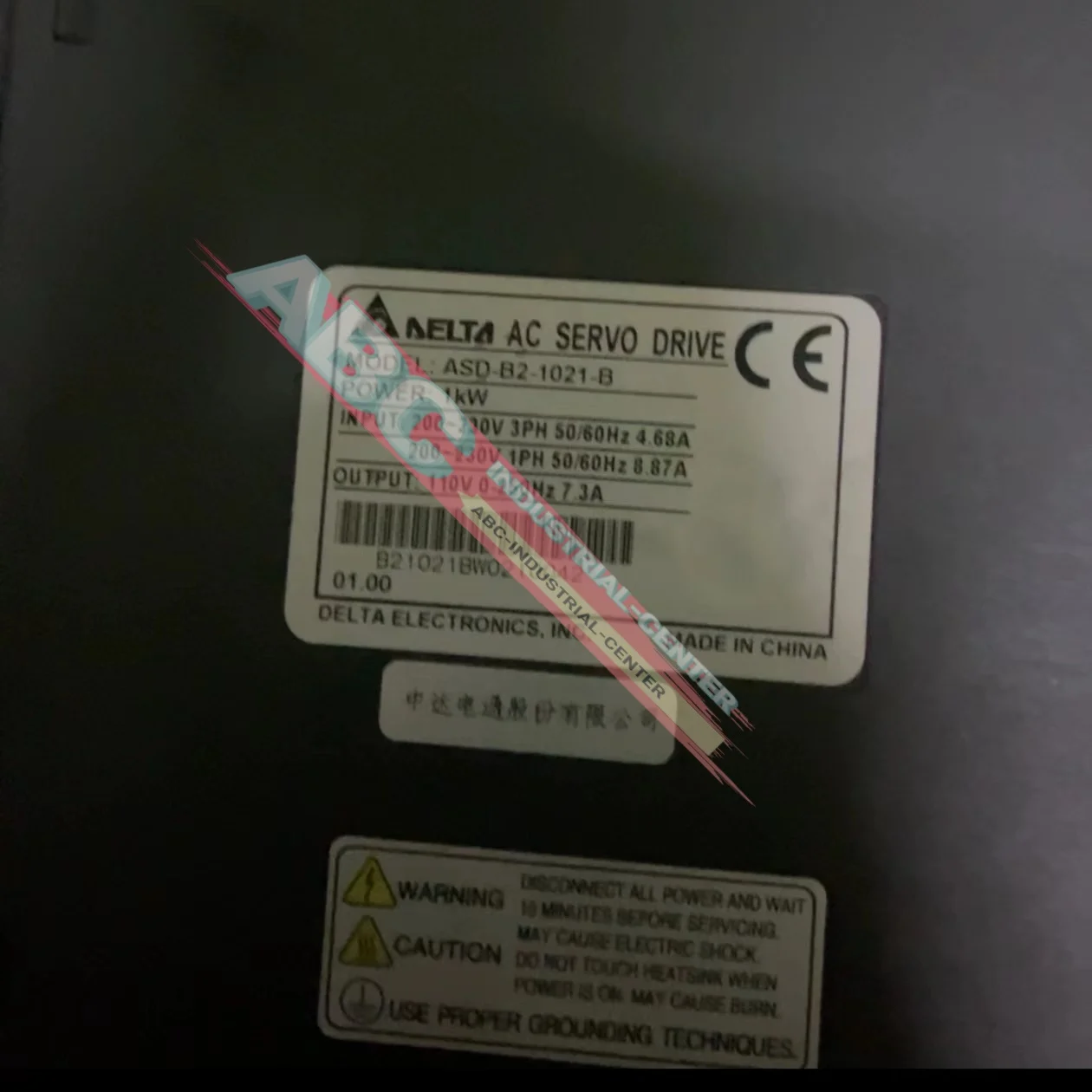 ASD-B2-1021-B 100%NEW ASD-B2-1521-B Servo Driver
ASD-B2-1021-B 100%NEW ASD-B2-1521-B Servo Driver