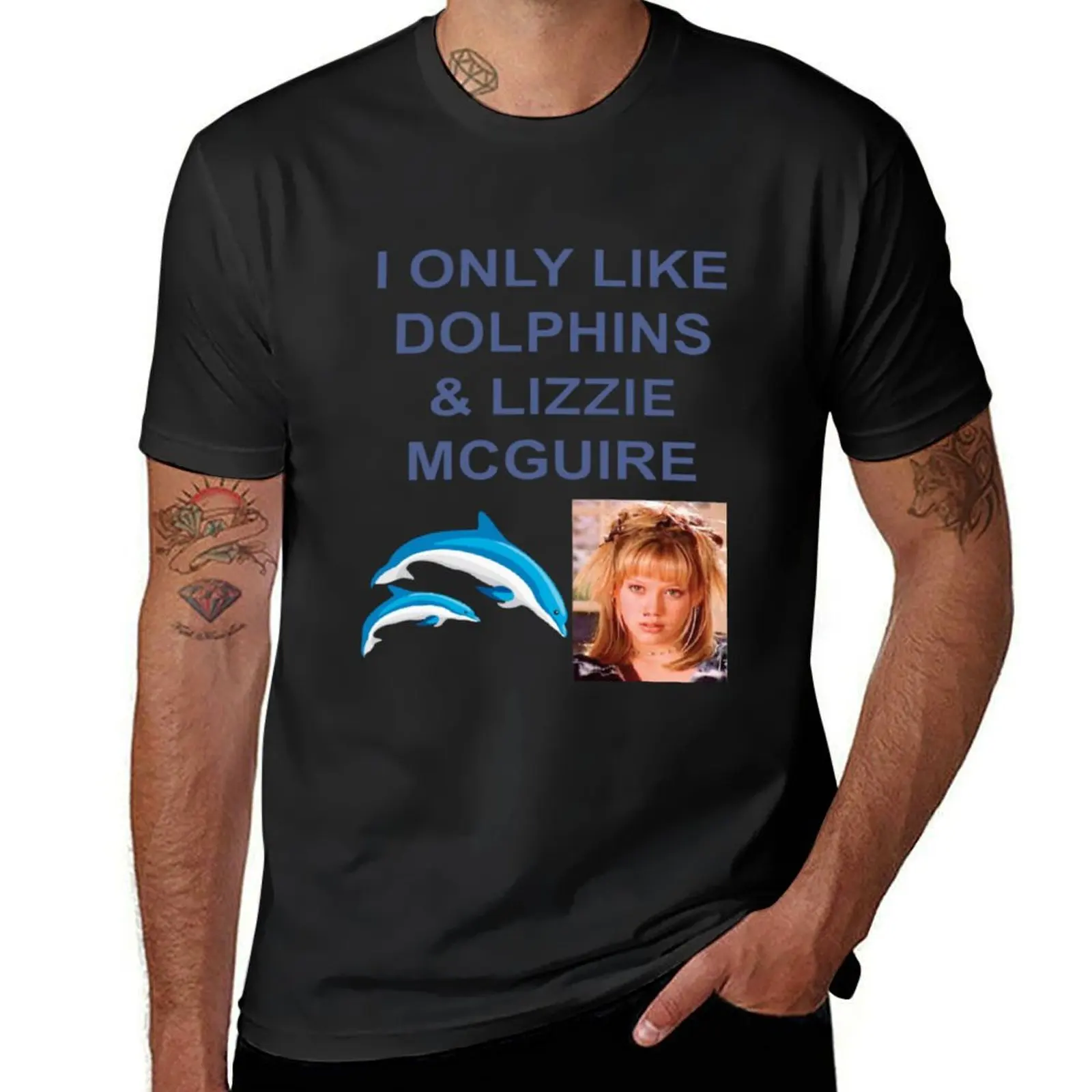 I only like Dolphins and Lizzie Mcguire T-Shirt sports fans plus sizes men workout shirt
I only like Dolphins and Lizzie Mcguire T-Shirt sports fans plus sizes men workout shirt