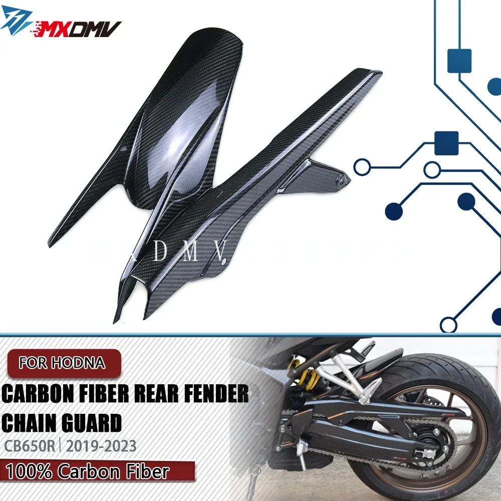 Для Honda CB650R CBR650R CB650F 2019 2020 2021 2023 2024 2025 2026: Комплект обтекателей из карбонового волокна для заднего крыла и защиты цепи мотоцикла
Для Honda CB650R CBR650R CB650F 2019 2020 2021 2023 2024 2025 2026: Комплект обтекателей из карбонового волокна для заднего крыла и защиты цепи мотоцикла