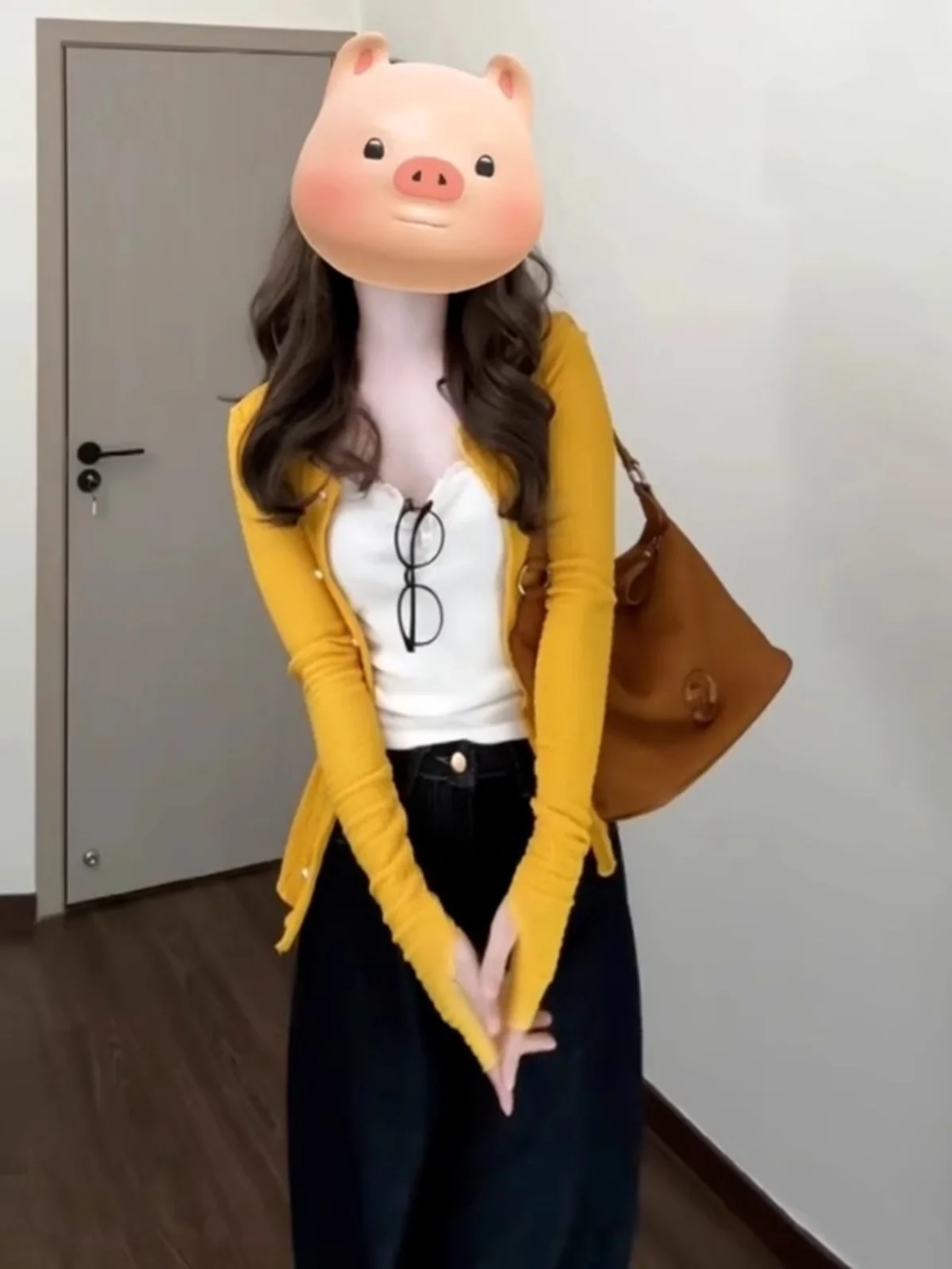 Autumn Winter Yellow Knitted Sun Protection Open Cardigan Women's Thin Long Sleeve Top Outerwear Slim Fit Outerwear
Autumn Winter Yellow Knitted Sun Protection Open Cardigan Women's Thin Long Sleeve Top Outerwear Slim Fit Outerwear