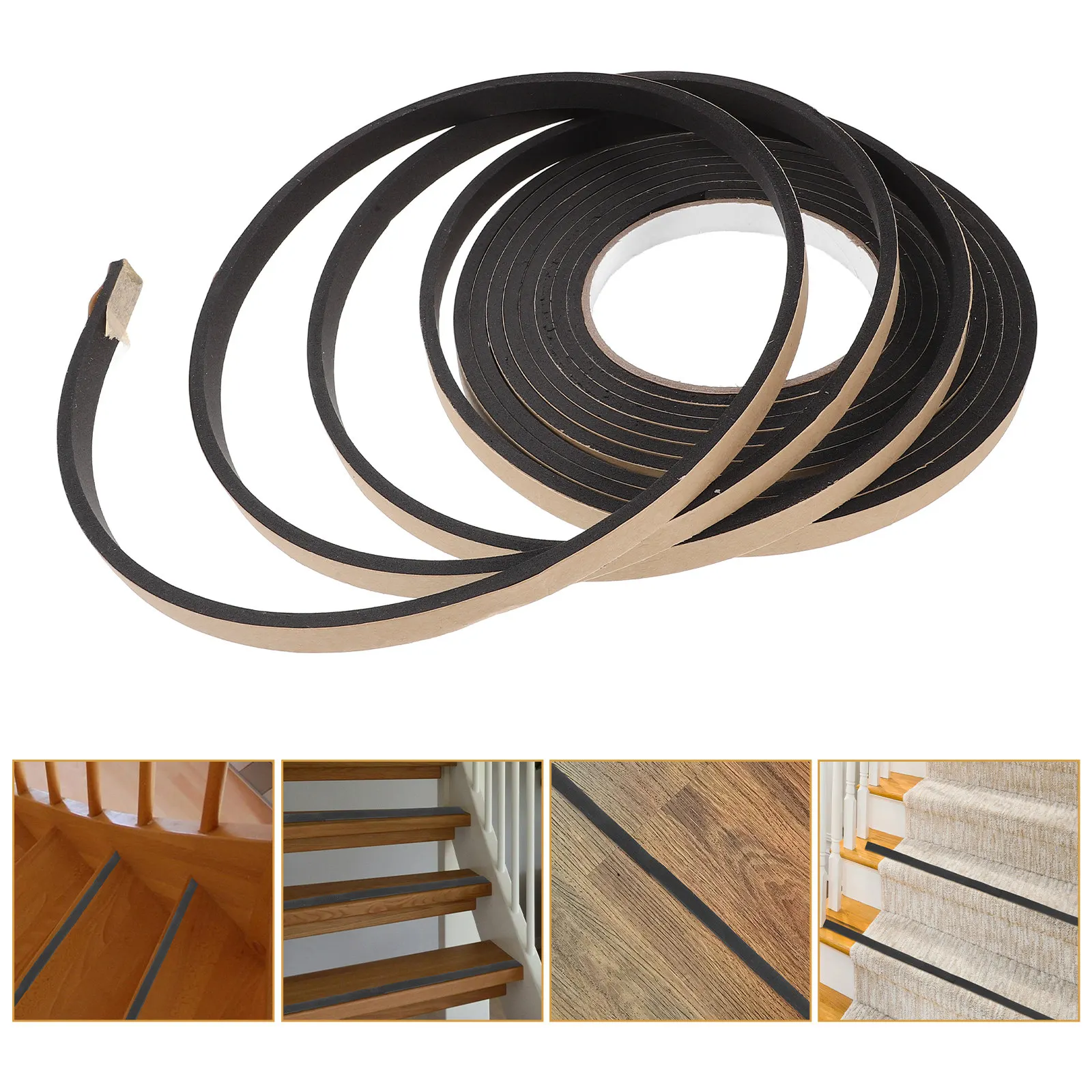 3 Rolls Black Adhesive Weather Stripping Tape Eva Foam Door Frame Window Seal Strip for Gap Sealing Floor Dryness Craft Projects
3 Rolls Black Adhesive Weather Stripping Tape Eva Foam Door Frame Window Seal Strip for Gap Sealing Floor Dryness Craft Projects