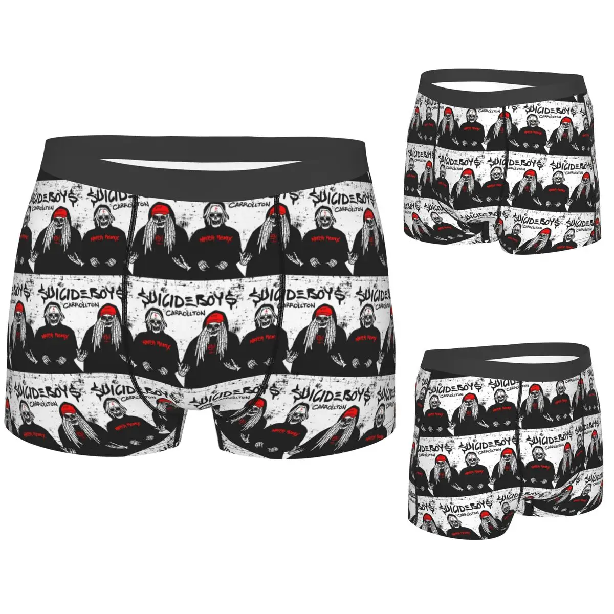 Boxer Underpants Shorts Suicideboys Vintageg Distressed Panties Men Ventilate Underwear for Homme Man Boyfriend Gift
Boxer Underpants Shorts Suicideboys Vintageg Distressed Panties Men Ventilate Underwear for Homme Man Boyfriend Gift