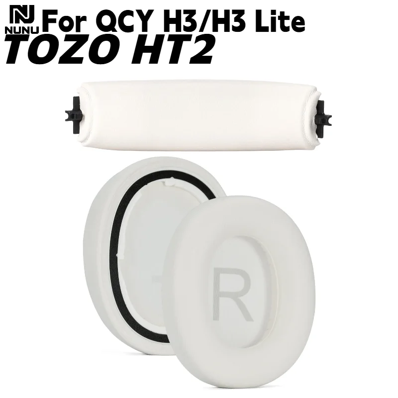 Original Replacement Repair Parts Hinge Swivel Ear Pads Headband Cushion Compatible with QCY H3 /H3 Lite Headphones Original Replacement Repair Parts Hinge Swivel Ear Pads Headband Cushion Compatible with QCY H3 /H3 Lite Headphones
