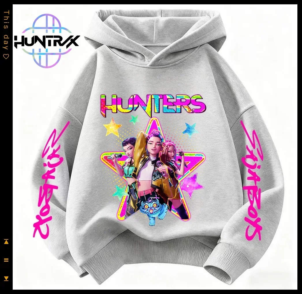KPop Demon Hunters Kids' Hoodie 3-14Y Girls' 3D Cartoon Sweatshirt Warm Same Style As Hot Sale Autumn Casual Wear
KPop Demon Hunters Kids' Hoodie 3-14Y Girls' 3D Cartoon Sweatshirt Warm Same Style As Hot Sale Autumn Casual Wear