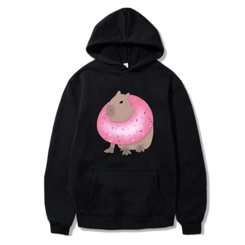Cute Donut Capybara Women Hoodies Men Pullover Oversize Sweatshirt Punk Graphic Autumn Winter Hoodies Y2k Streetwear E-Girl Coat
Cute Donut Capybara Women Hoodies Men Pullover Oversize Sweatshirt Punk Graphic Autumn Winter Hoodies Y2k Streetwear E-Girl Coat