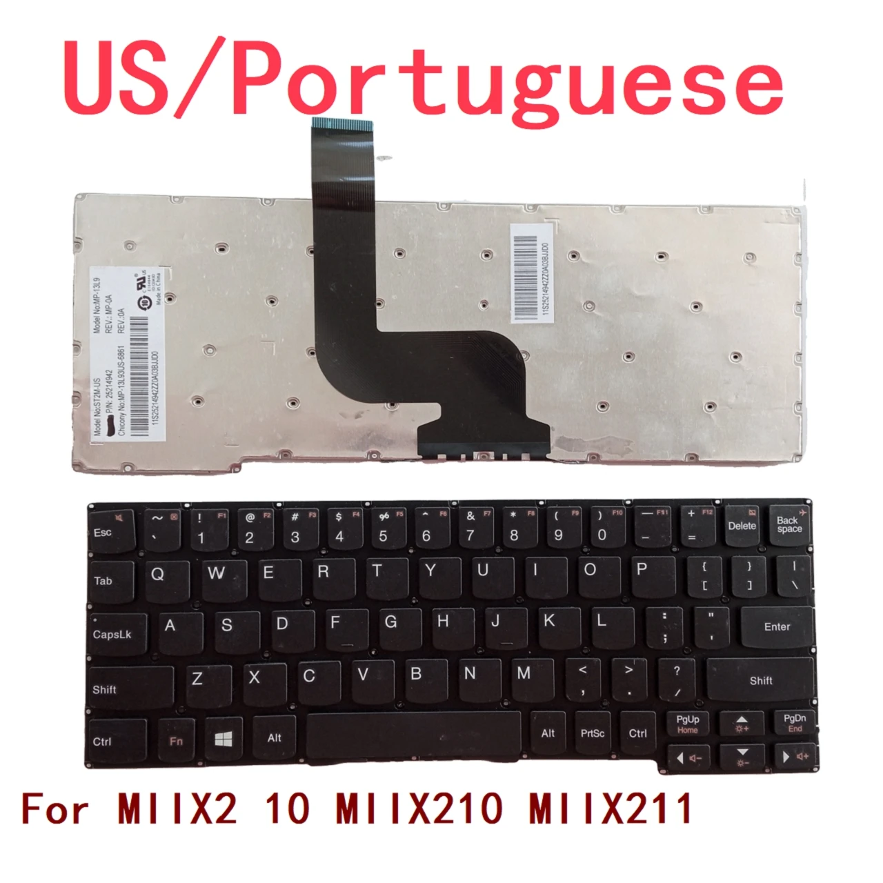 Новая американская португальская Клавиатура для ноутбука Lenovo MIIX2 10 MIIX210 MIIX211, замена для ноутбука
Новая американская португальская Клавиатура для ноутбука Lenovo MIIX2 10 MIIX210 MIIX211, замена для ноутбука