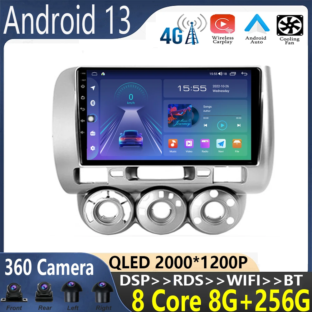 9 inch Android 13 For Honda Jazz 1 /Fit 1 2001-2009 Car Radio Multimedia Video Player Navigation No 2din 2 Din DVD adapter
9 inch Android 13 For Honda Jazz 1 /Fit 1 2001-2009 Car Radio Multimedia Video Player Navigation No 2din 2 Din DVD adapter