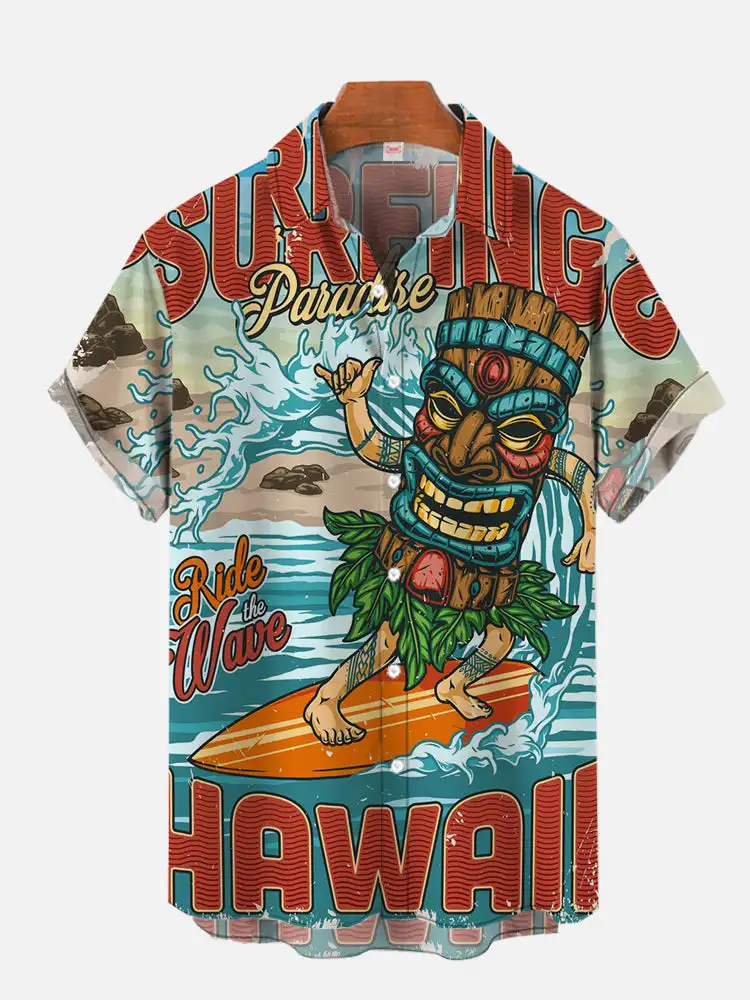 Vintage Men's Tribal Exquisite Print Shirts Pattern Hawaiian Shirt Beach Party Short Sleeve Shirts Men's Fashion Casual Shirts
Vintage Men's Tribal Exquisite Print Shirts Pattern Hawaiian Shirt Beach Party Short Sleeve Shirts Men's Fashion Casual Shirts