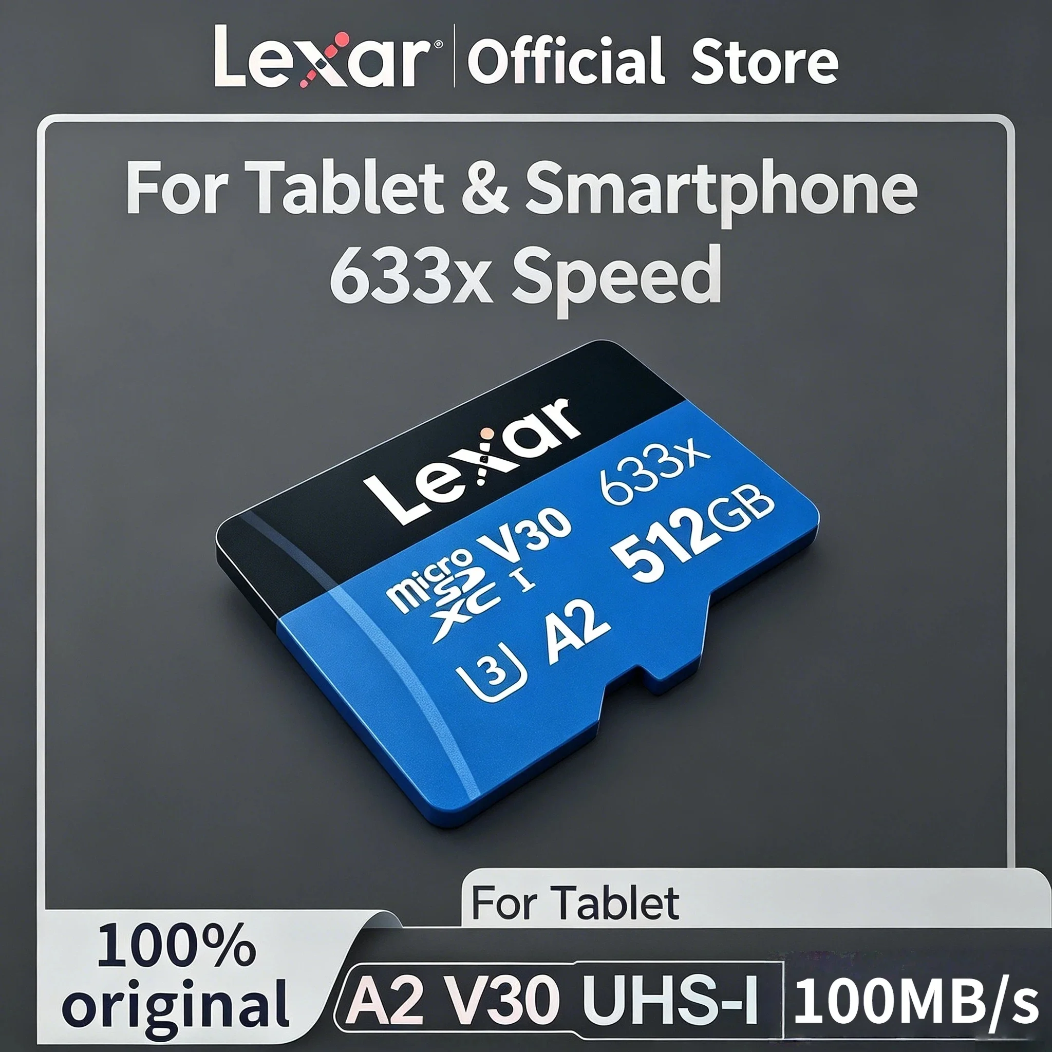 100% Original Lexar 633x Micro SD Card 256GB 128GB 64GB SDXC V30 U3 32GB SDHC V10 U1 Class 10 A1 Flash Memory Microsd Max Ultra
100% Original Lexar 633x Micro SD Card 256GB 128GB 64GB SDXC V30 U3 32GB SDHC V10 U1 Class 10 A1 Flash Memory Microsd Max Ultra
