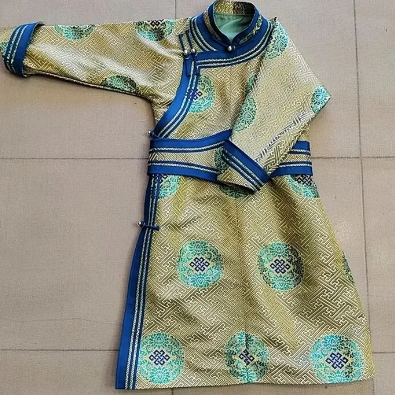Chinese Mongolian Men Robe Spring Gown Traditional Daily Embroidery
Chinese Mongolian Men Robe Spring Gown Traditional Daily Embroidery