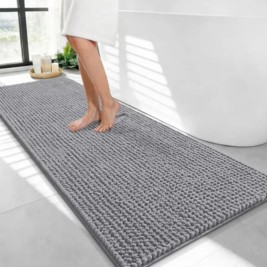 Thick Bathroom Runner Rugs 47x24 Extra Soft Absorbent Chenille Bath Rugs Rubber Backing Machine Wash Dry Long Bath Mats for Bat
Thick Bathroom Runner Rugs 47x24 Extra Soft Absorbent Chenille Bath Rugs Rubber Backing Machine Wash Dry Long Bath Mats for Bat