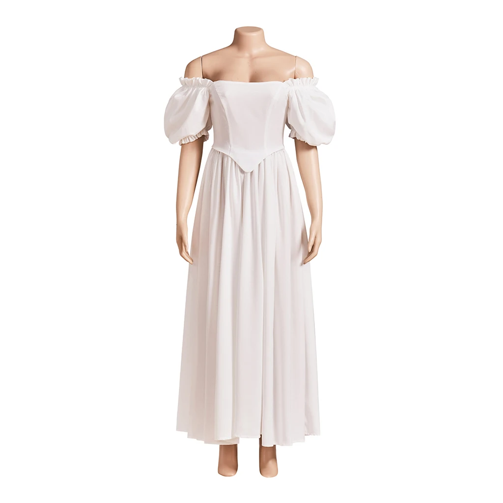 Victorian Regency Era Ball Gown Vintage High Waistline White 18th Century Gown Jane Austen Costume Dress
Victorian Regency Era Ball Gown Vintage High Waistline White 18th Century Gown Jane Austen Costume Dress