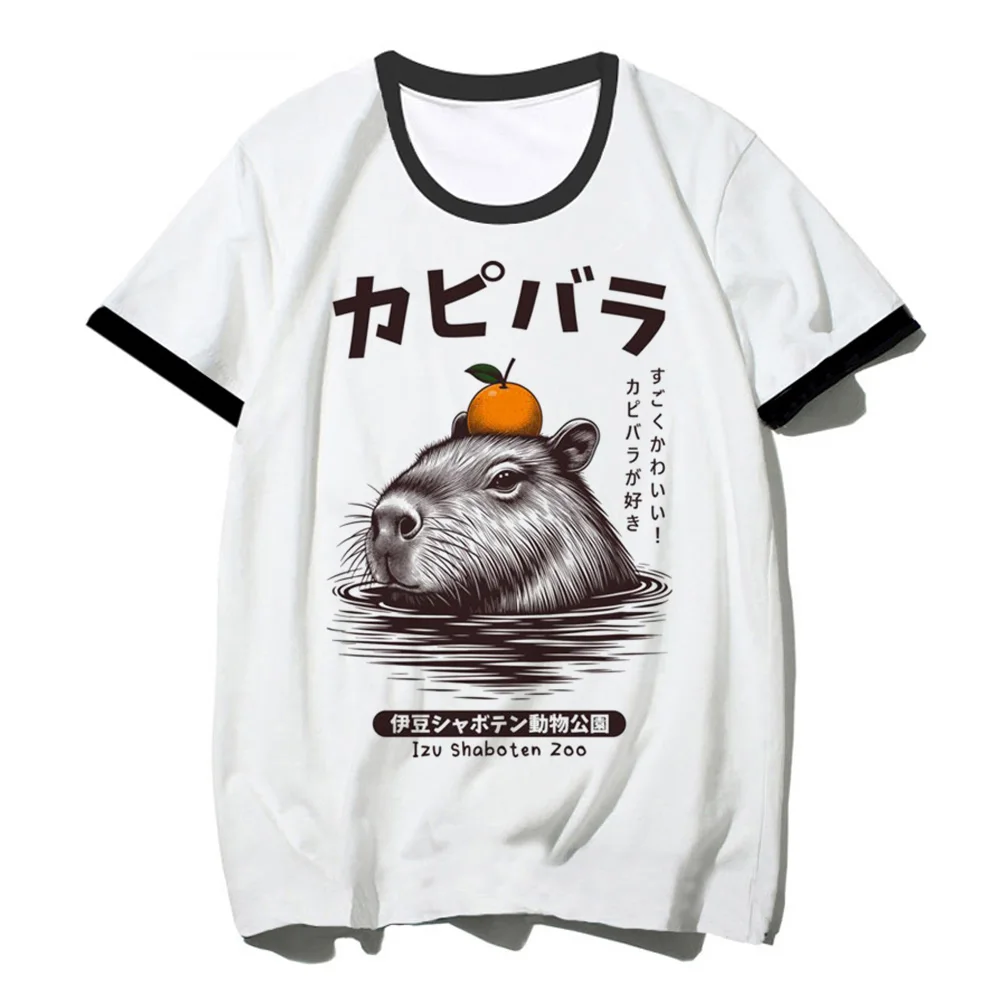 Capybara top women graphic comic streetwear t shirt female designer harajuku manga clothing
Capybara top women graphic comic streetwear t shirt female designer harajuku manga clothing