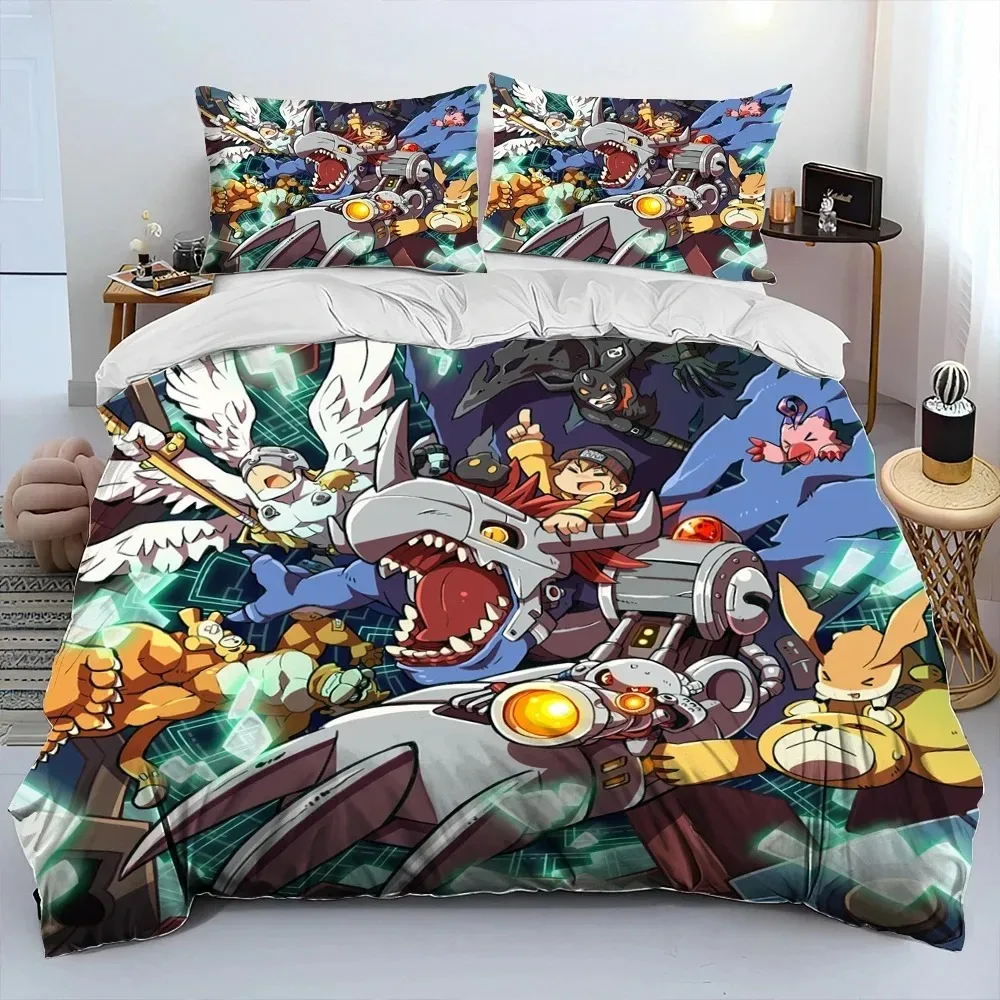 Digimon Adventure Monster Cartoon Comforter Quilt Cover Cartoon Printed Set Fashion Bedroom Bed Bedclothes Pillowcase Xmas Gift
Digimon Adventure Monster Cartoon Comforter Quilt Cover Cartoon Printed Set Fashion Bedroom Bed Bedclothes Pillowcase Xmas Gift