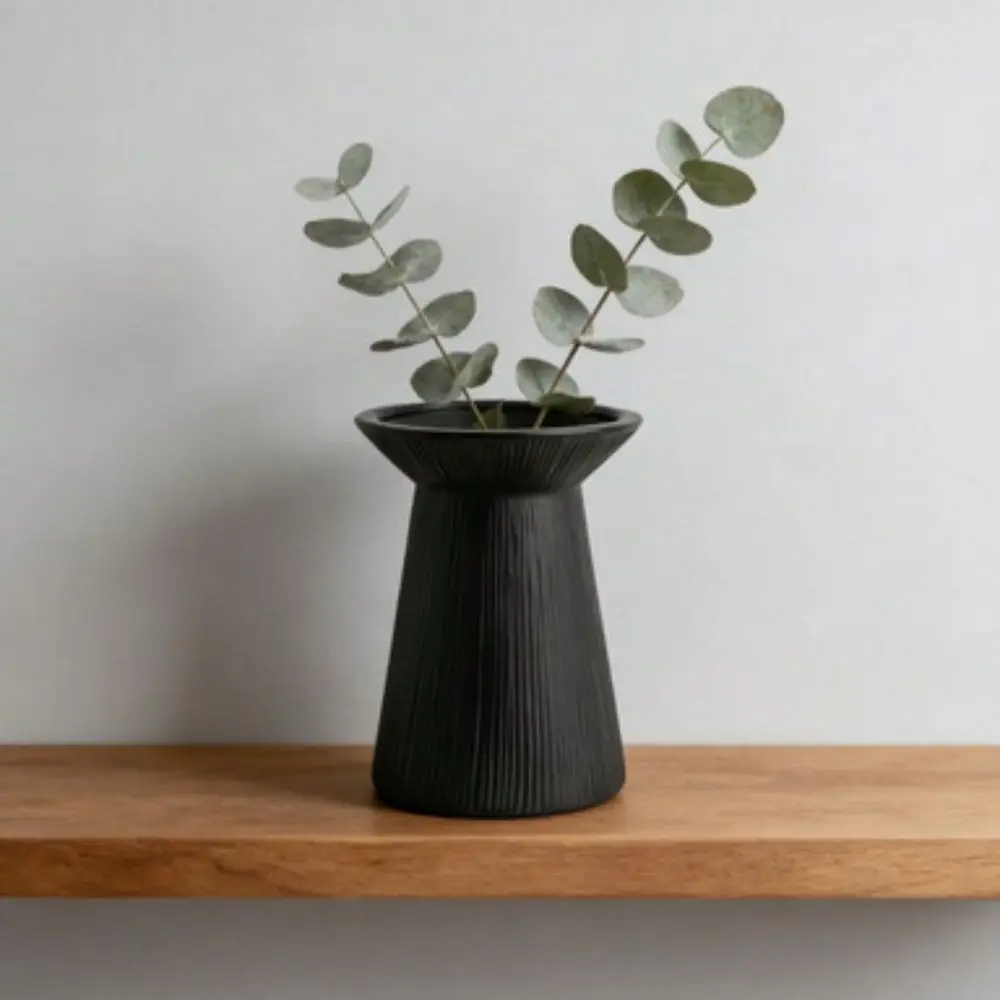 Black Ceramic Decorative Vase, 8
Black Ceramic Decorative Vase, 8