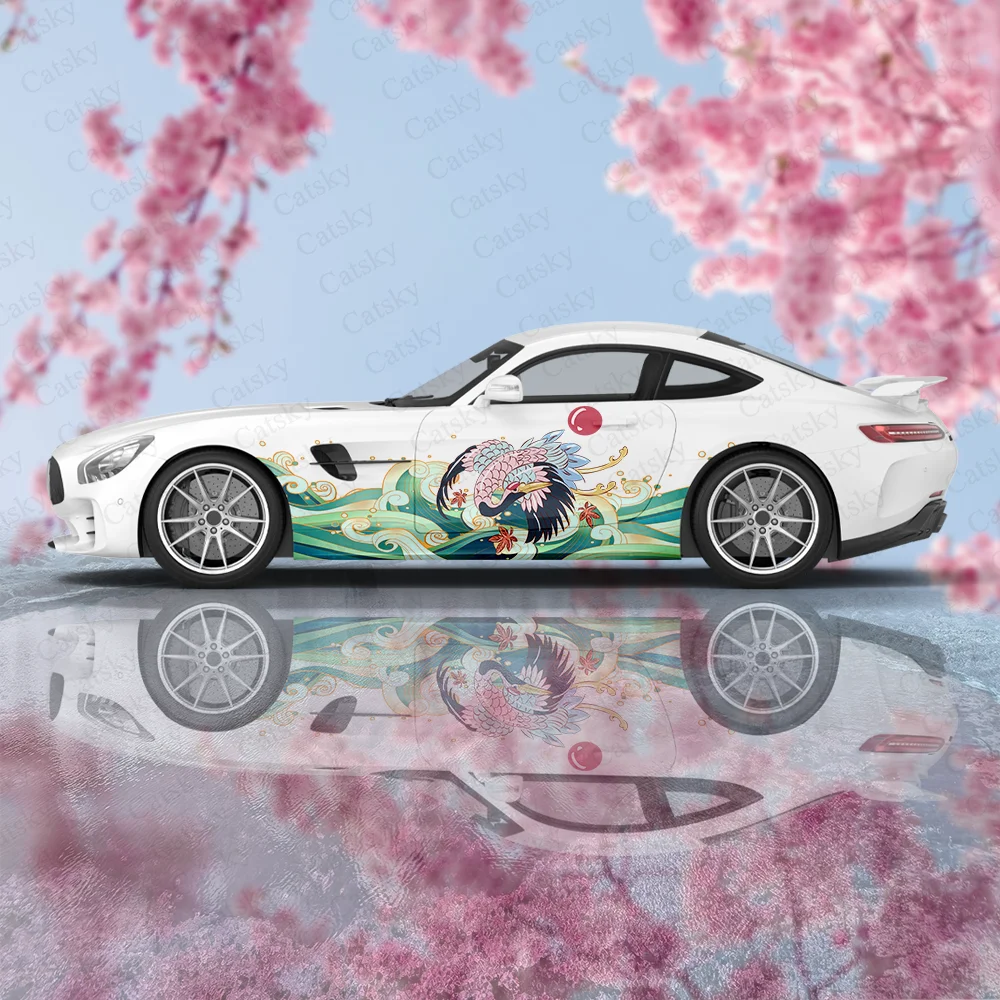 Sea Wave Crane Print Custom Car Sticker Decal Hood Door Body Vinyl Sticker Graphic Wrap New Car Sticker Decoration Accessories
Sea Wave Crane Print Custom Car Sticker Decal Hood Door Body Vinyl Sticker Graphic Wrap New Car Sticker Decoration Accessories