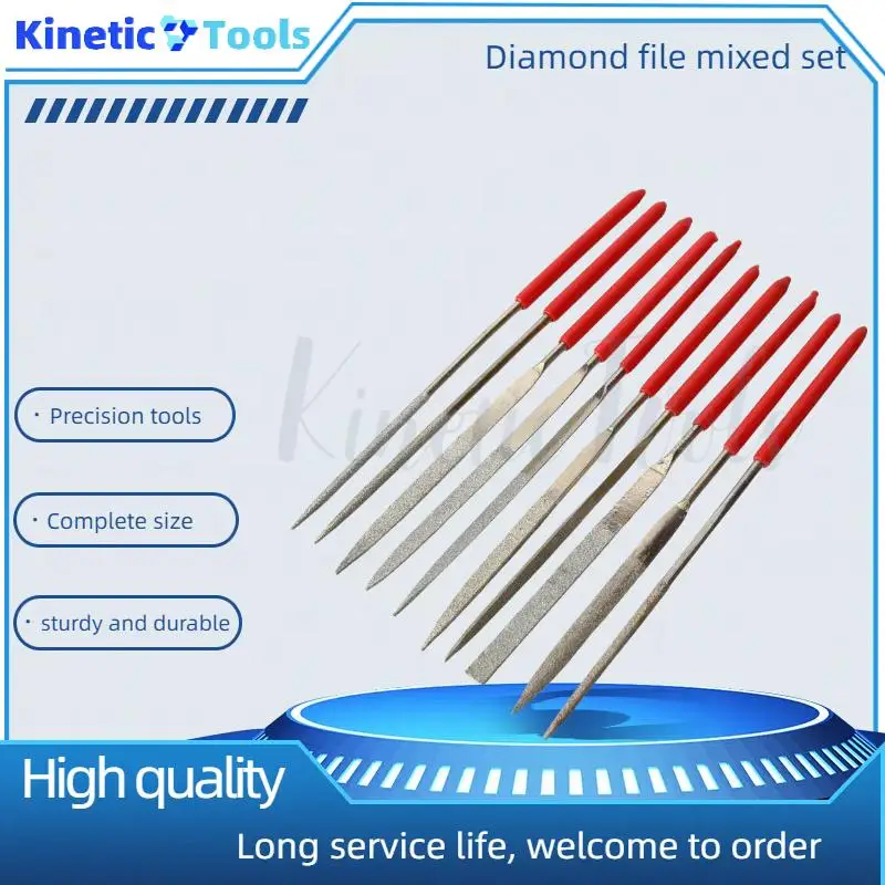 10pcs140x3mm Diamond Flat Mix File For Metal Jeweler Stone Polishing Wood Carving Craft Plating Needle File
10pcs140x3mm Diamond Flat Mix File For Metal Jeweler Stone Polishing Wood Carving Craft Plating Needle File