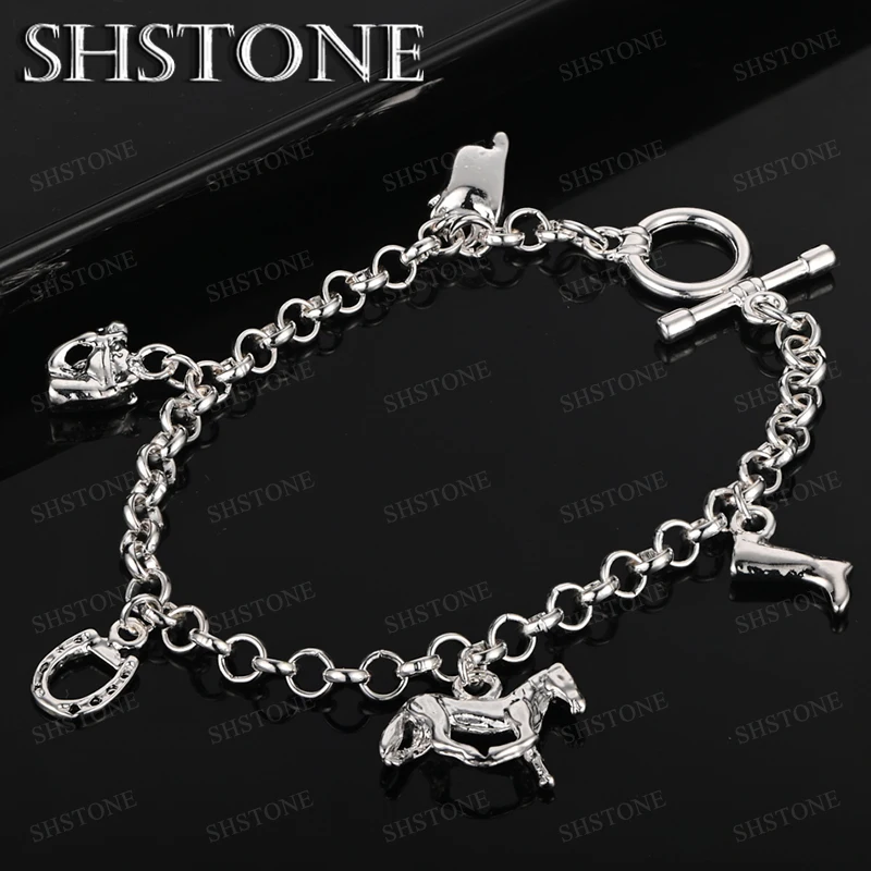 New 925 sterling silver Bracelet For Women Men Valentine's Day Jewelry Engagement Wedding Party Gift Exquisite Accessories
New 925 sterling silver Bracelet For Women Men Valentine's Day Jewelry Engagement Wedding Party Gift Exquisite Accessories
