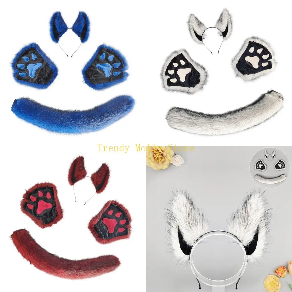 N5KB Wolf Cosplay Ears Headpiece Lightweight And Breathable Costume Headband
N5KB Wolf Cosplay Ears Headpiece Lightweight And Breathable Costume Headband