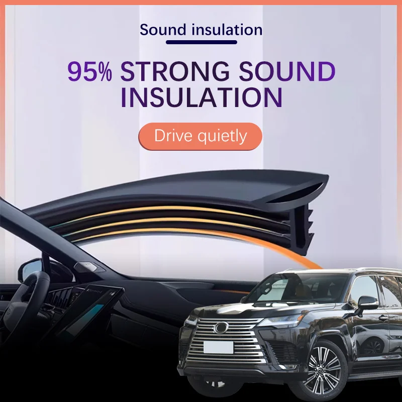 Car Dashboard Sealing Strip Interior Auto Noise Sound Insulation Rubber Trim Weatherstrip For Lexus LX 450 LX570 LX600 J100 J200
Car Dashboard Sealing Strip Interior Auto Noise Sound Insulation Rubber Trim Weatherstrip For Lexus LX 450 LX570 LX600 J100 J200