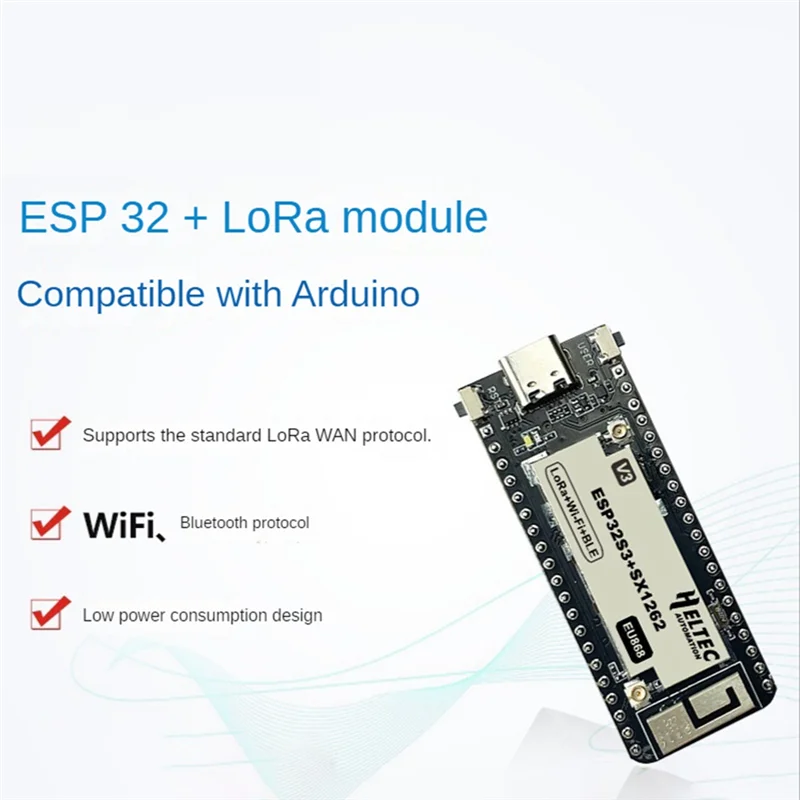 H ELTEC AUTOMATION ESP32 для макетной платы Lora Wireless Stick Lite V3 863/868-915/928 Гц SX1276 ESP32-PICO-D4 Esp32
H ELTEC AUTOMATION ESP32 для макетной платы Lora Wireless Stick Lite V3 863/868-915/928 Гц SX1276 ESP32-PICO-D4 Esp32