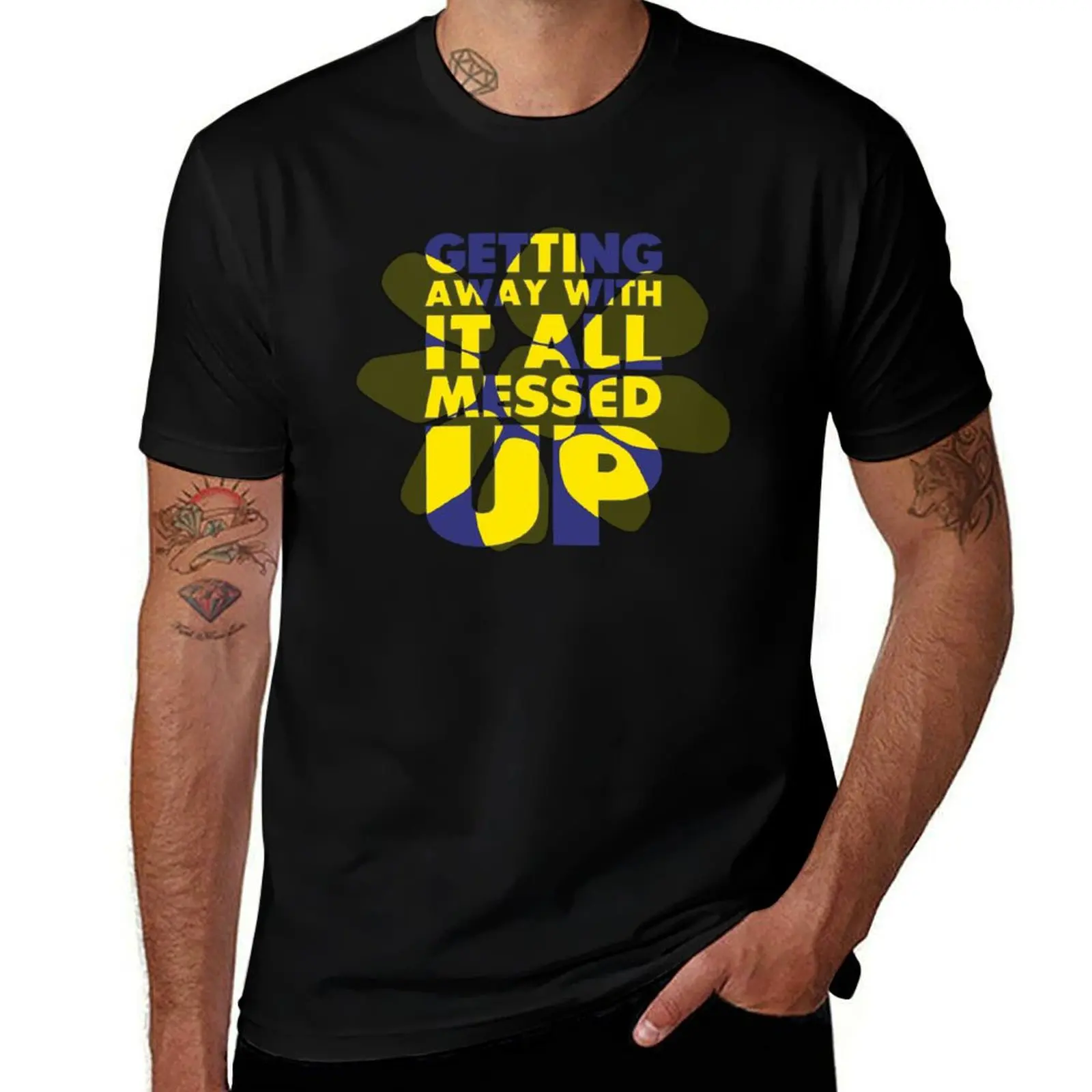 Getting away with it - Blue Yellow T-Shirt Blouse cheap stuff graphic shirts clothes for men
Getting away with it - Blue Yellow T-Shirt Blouse cheap stuff graphic shirts clothes for men