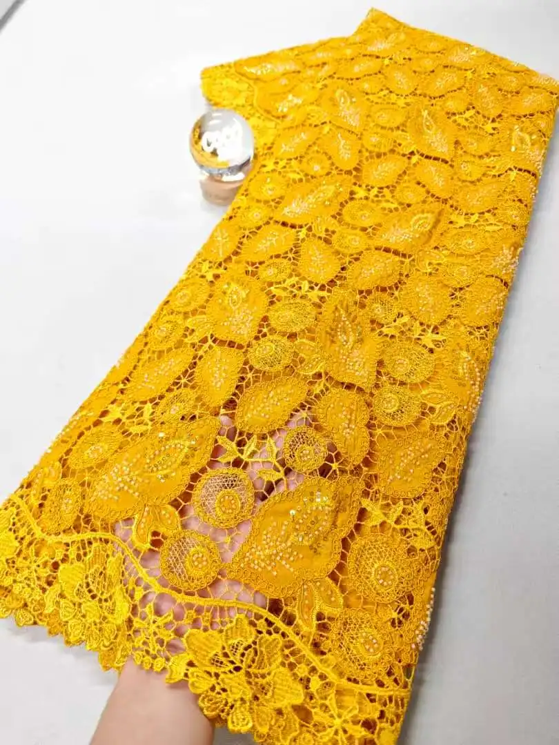 2026 High-Quality Nigerian Tulle Lace Fabric Cotton for Wedding Dress Embroidery Sewing Chiffon Party Guipure 5Yard XL205
2026 High-Quality Nigerian Tulle Lace Fabric Cotton for Wedding Dress Embroidery Sewing Chiffon Party Guipure 5Yard XL205