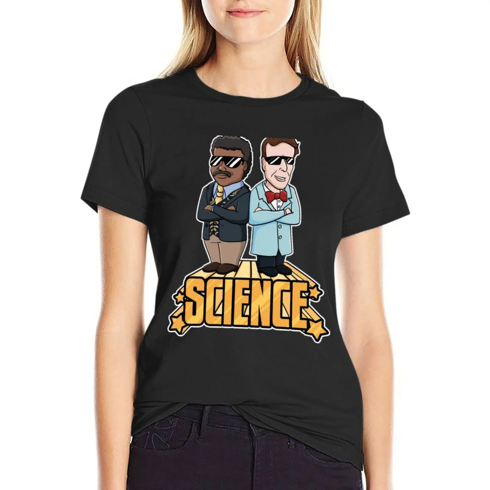 Футболка Science Guys, летний топ, забавные винтажные женские футболки с рисунком
Футболка Science Guys, летний топ, забавные винтажные женские футболки с рисунком