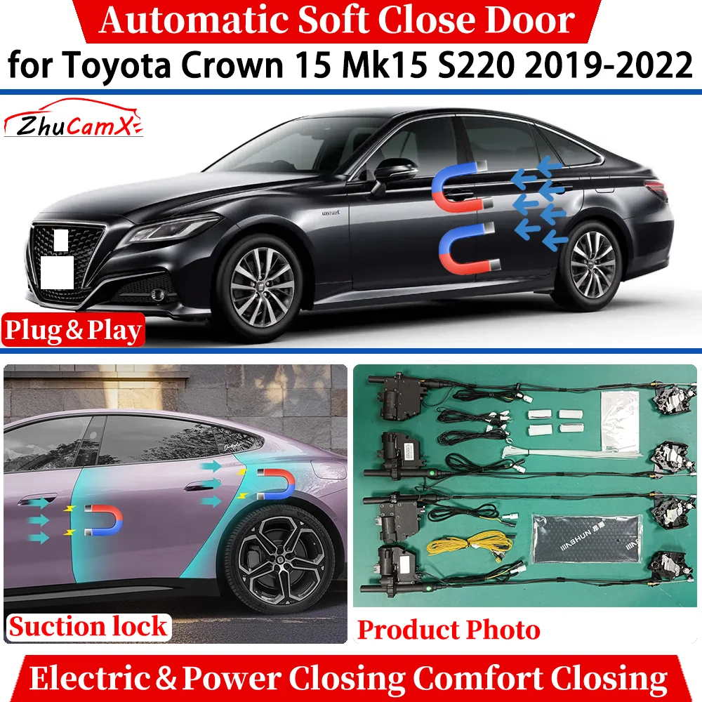 for Toyota Crown 15 Mk15 S220 2019-2022 Automatic Soft Close Door Electric Power Comfort Closing Suction lock Quiet System
for Toyota Crown 15 Mk15 S220 2019-2022 Automatic Soft Close Door Electric Power Comfort Closing Suction lock Quiet System