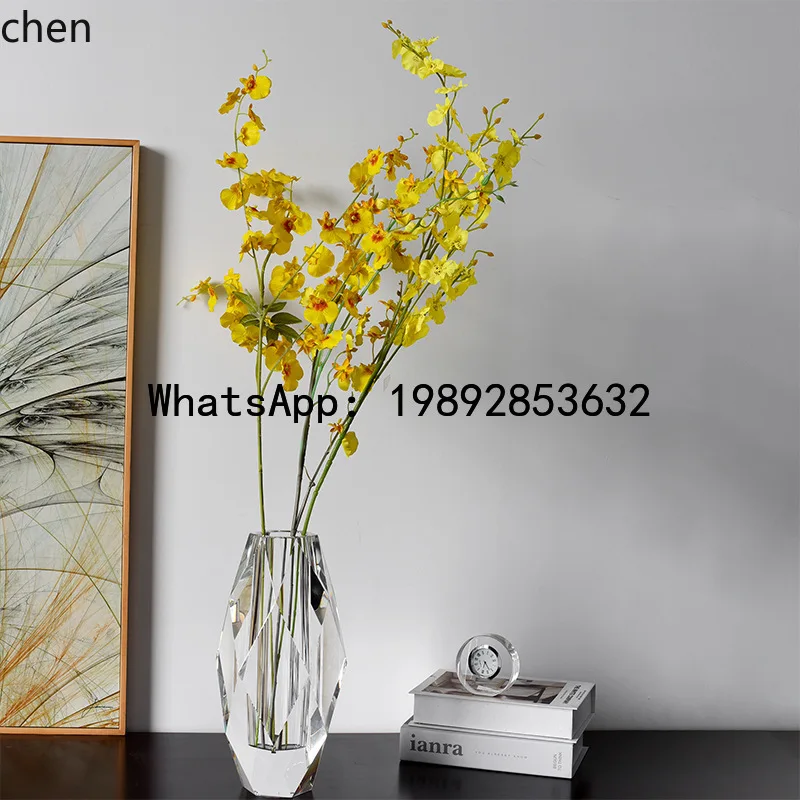 ZZ Transparent Vase Triangular Diamond-Shaped Vase Home Living Room Decorative Ornament
ZZ Transparent Vase Triangular Diamond-Shaped Vase Home Living Room Decorative Ornament
