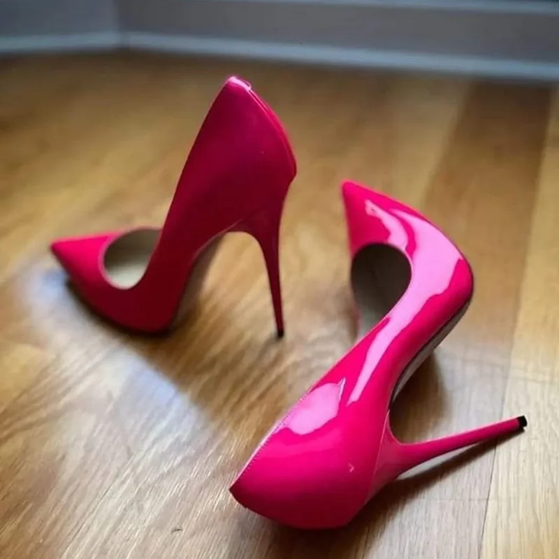 Rose Red Slip On Shallow Pumps Thin High Heel Pointed Toe Fashion Cool Sexy 2025 Summer Big Size Woman Shoes Zapatillas Mujer
Rose Red Slip On Shallow Pumps Thin High Heel Pointed Toe Fashion Cool Sexy 2025 Summer Big Size Woman Shoes Zapatillas Mujer