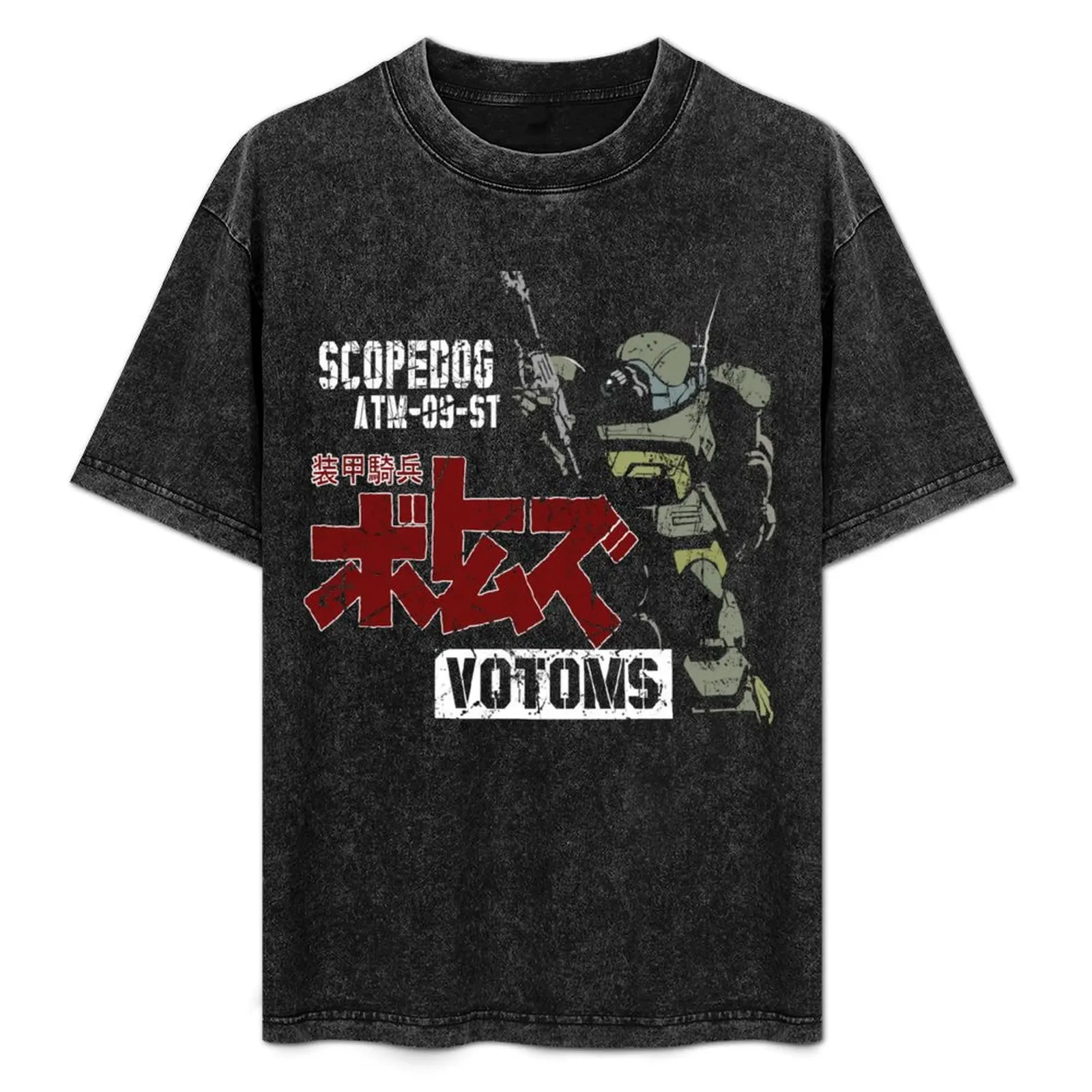 SCOPEDOG ROBOT T-Shirt Fashion Pattern Printed Tee Shirt